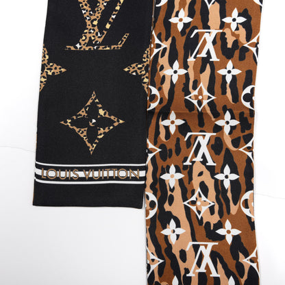 Louis Vuitton Silk Monogram Giant Jungle Bandeau Black 3 of 4