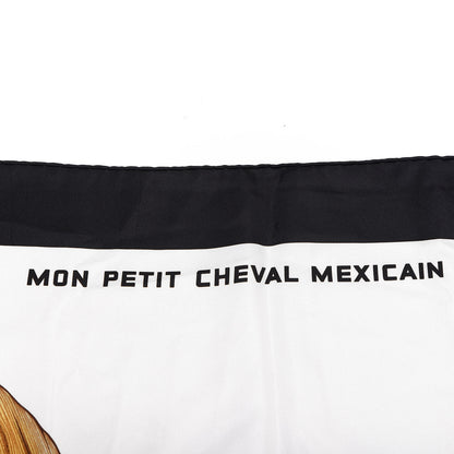 Hermes Silk Mon Petit Cheval Mexicain Scarf 90 5 of 6