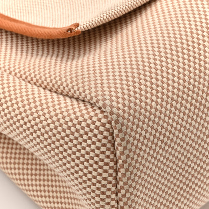Hermes Vache Hunter Criss Viking Herbag Zip Retourne 31 PM Ecru Beige Naturel 16 of 19