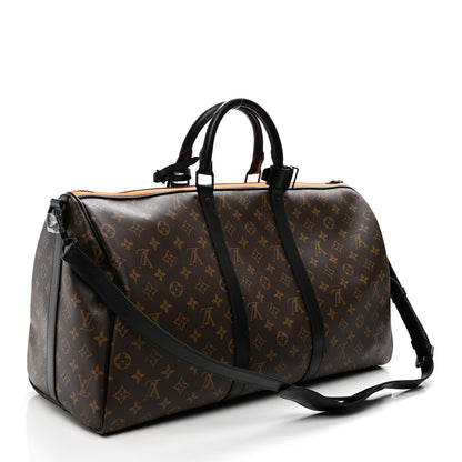 Louis Vuitton Monogram Embroidered Cartoon LV Friends Keepall Bandouliere 50 2 of 9