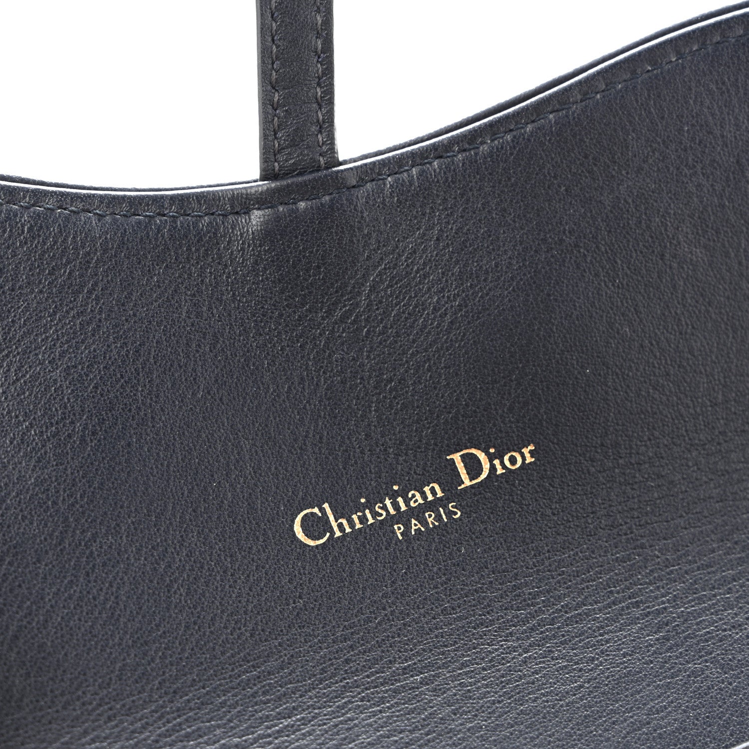 Christian Dior Oblique Saddle Chain Long Wallet Blue 6 of 10
