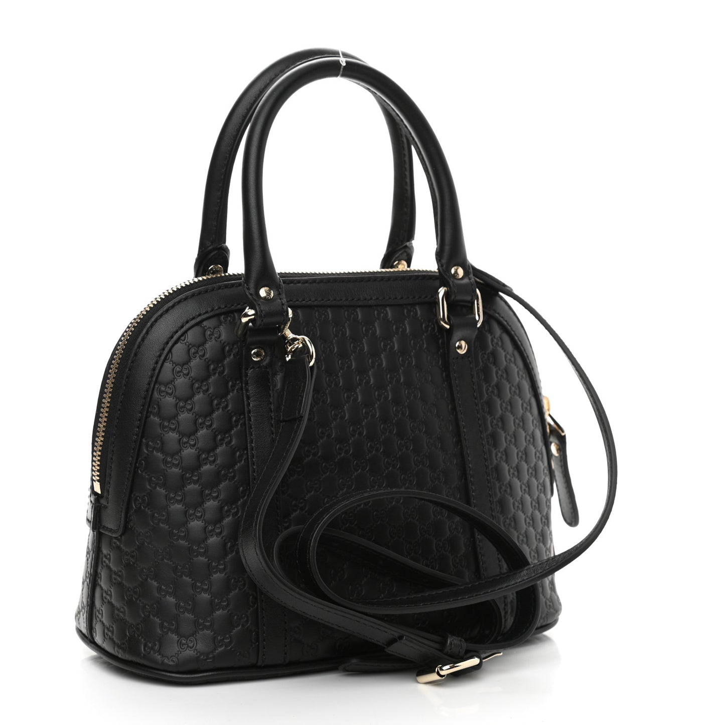 Microguccissima Mini Dome Bag Black