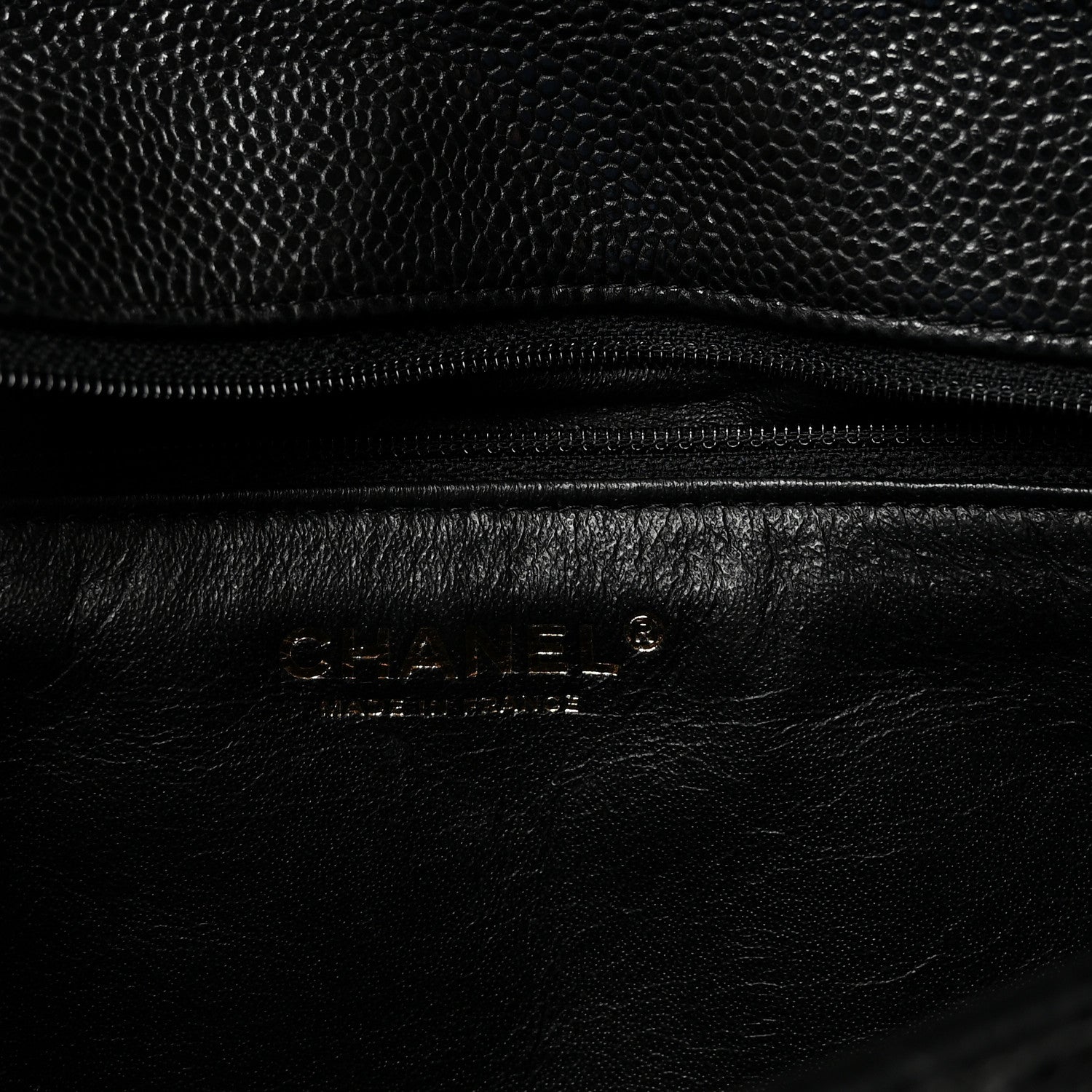 Chanel Caviar Quilted Flap Clutch Black 6 of 7