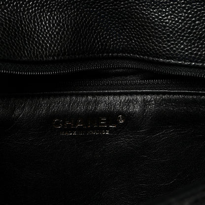 Chanel Caviar Quilted Flap Clutch Black 6 of 7