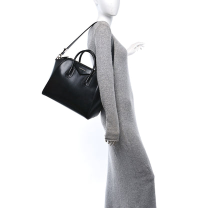Givenchy Shiny Lord Calfskin Medium Antigona Black 3 of 10