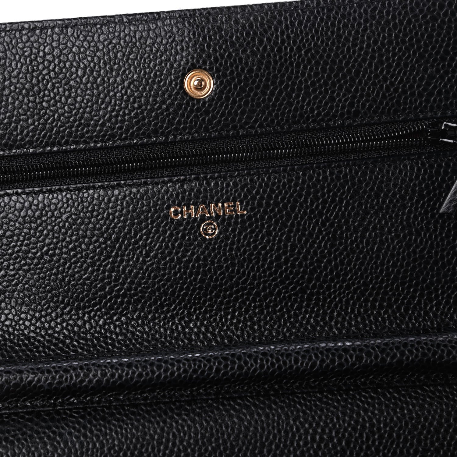 Chanel Caviar Quilted Wallet On Chain WOC Black 8 of 12