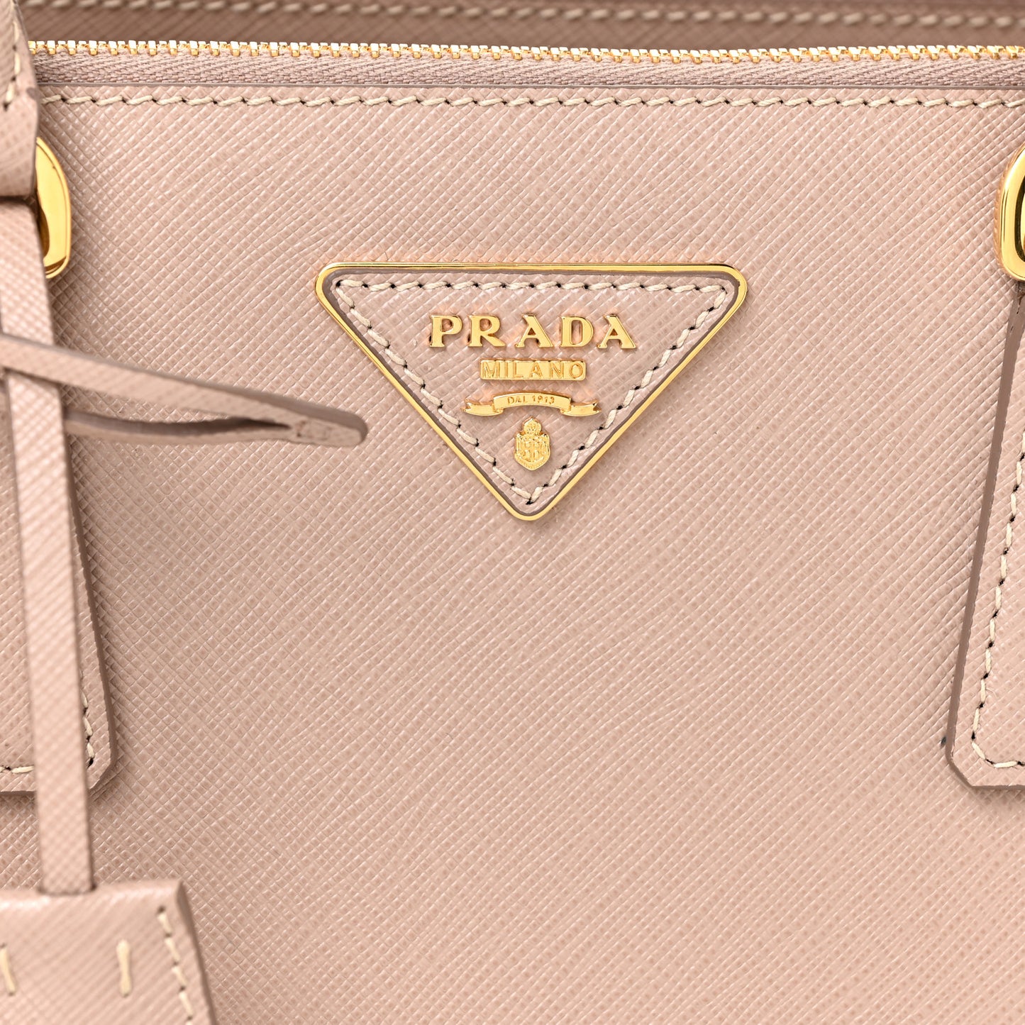 Saffiano Small Galleria Double Zip Tote Cammeo