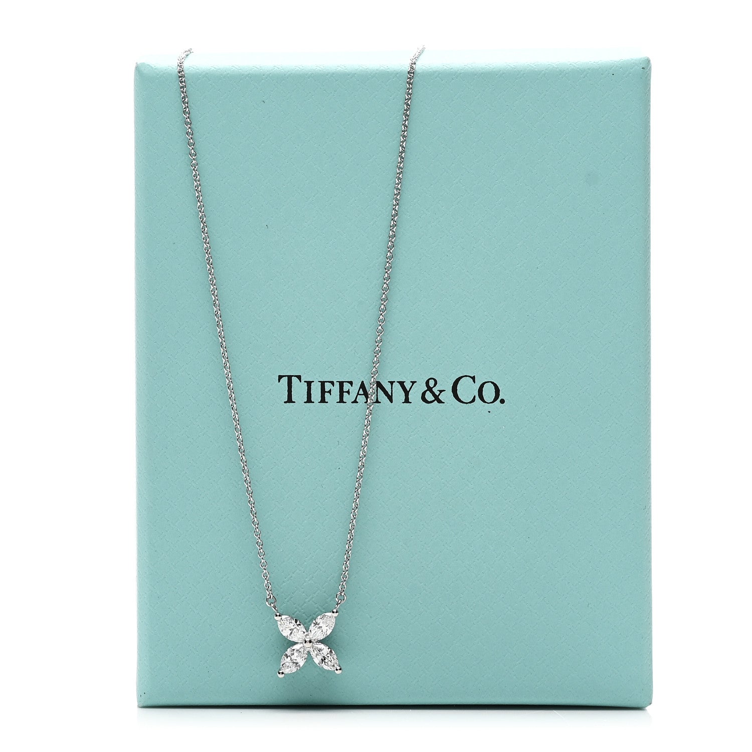 Tiffany Platinum Diamond Large Victoria Necklace 5 of 5