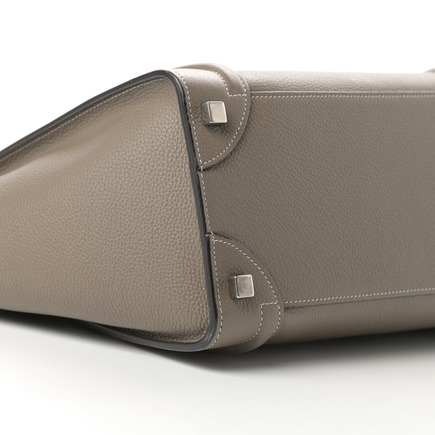 Drummed Calfskin Micro Luggage Souris
