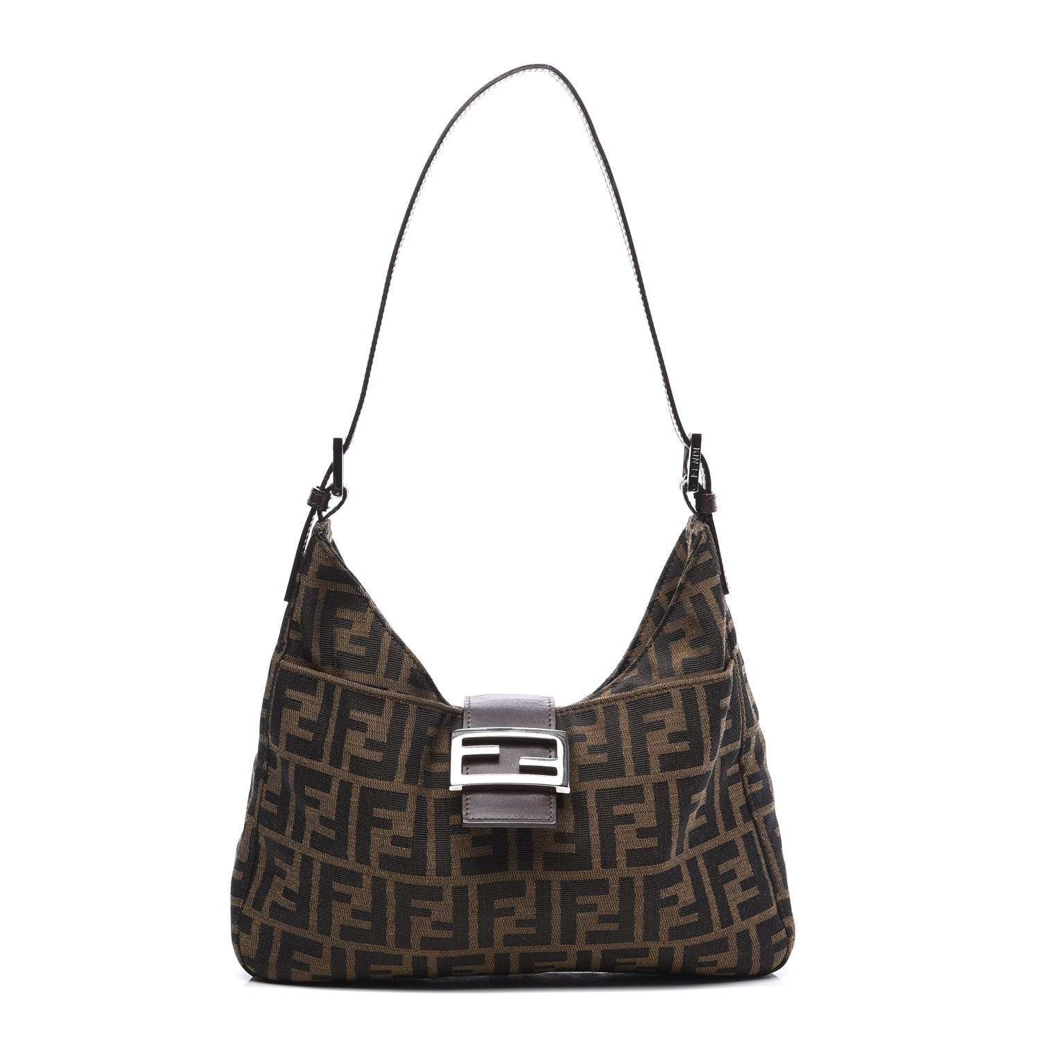 Fendi Zucca Hobo Tobacco 1 of 10