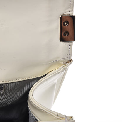Chanel Glazed Calfskin Large Boy Flap White 8 of 14