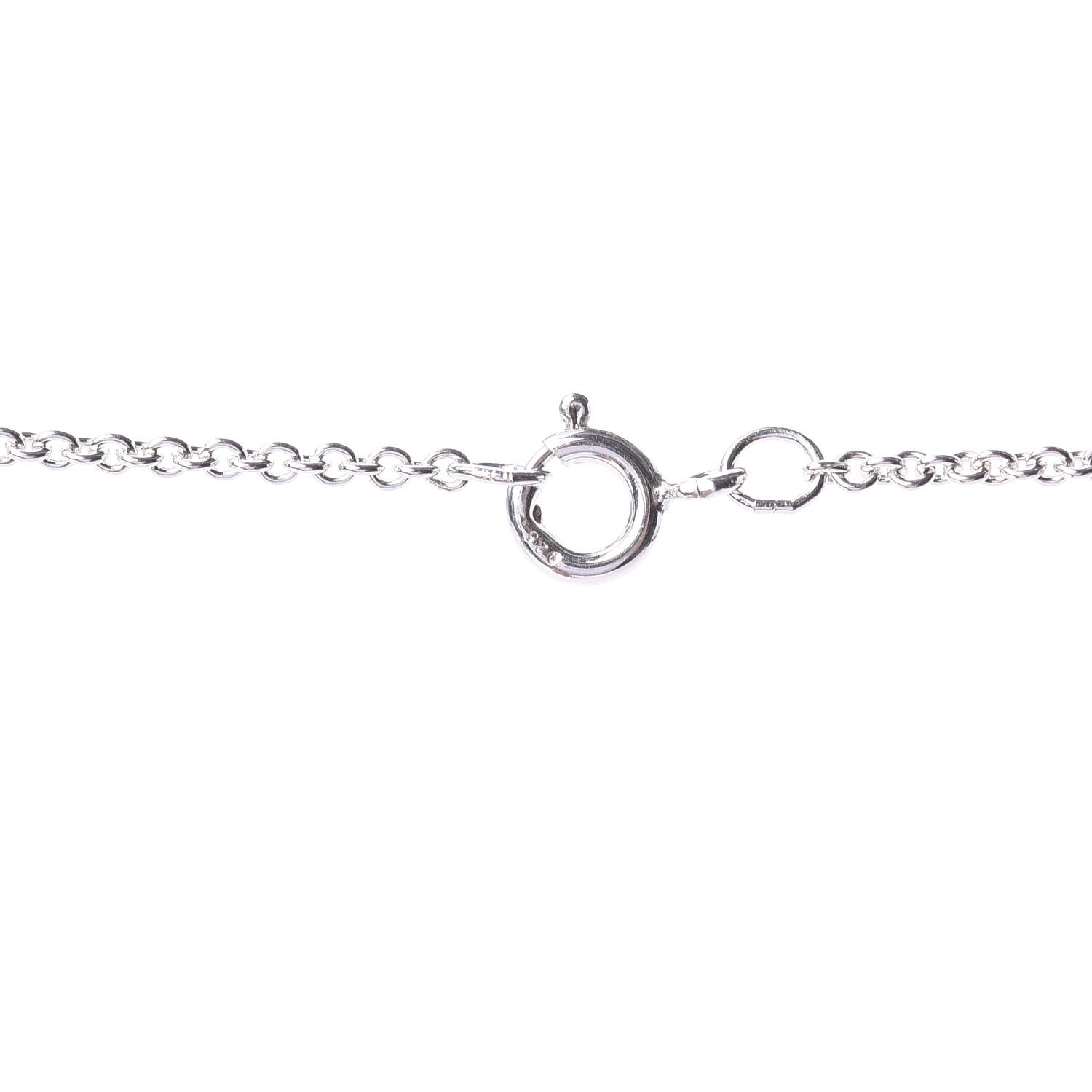 Tiffany Sterling Silver Heart Lariat Necklace 4 of 5