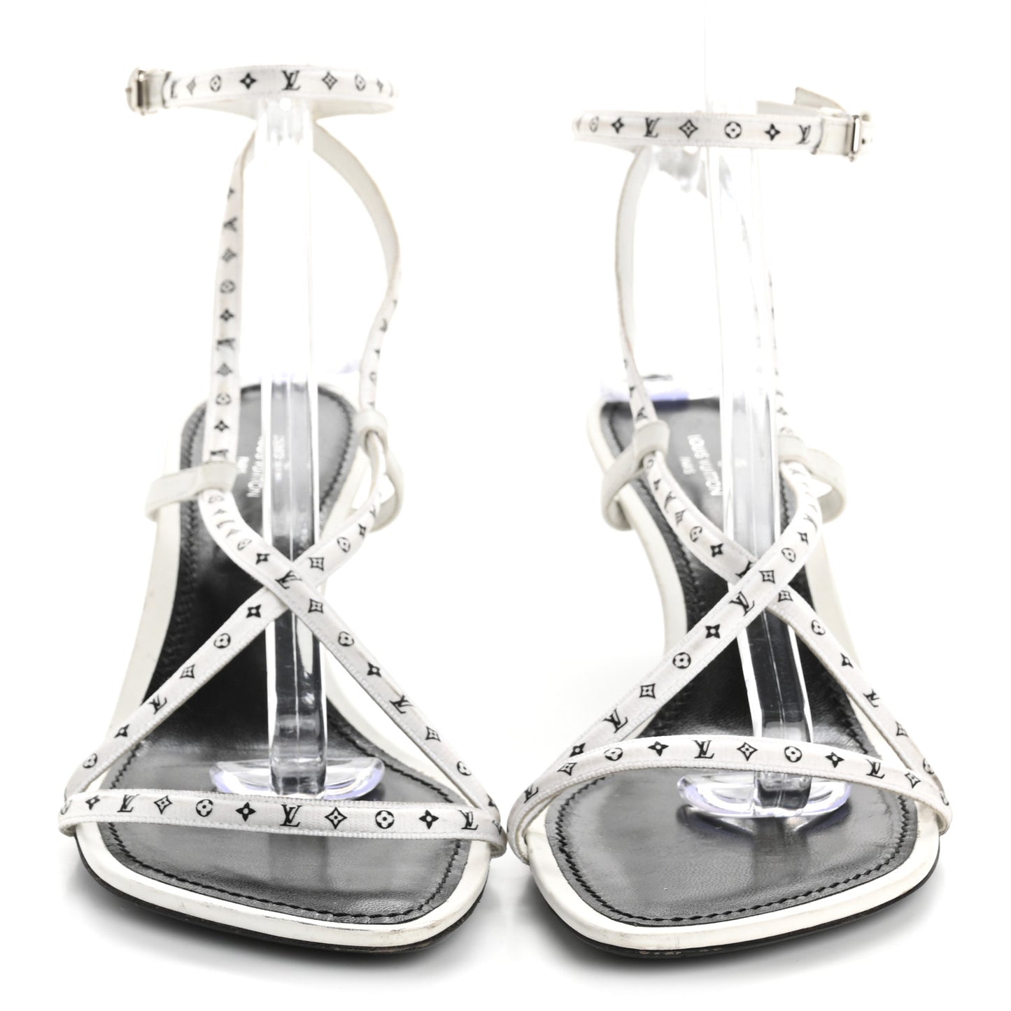 Satin Calfskin Citizen Sandal 41 White