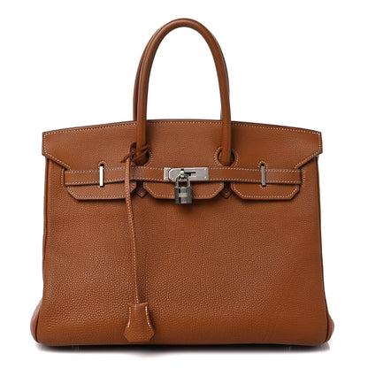 Hermes Togo Birkin 35 Gold 1 of 19
