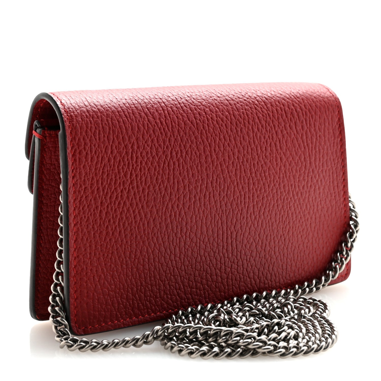 Gucci Calfskin Super Mini Dionysus Shoulder Bag Hibiscus Red 3 of 9
