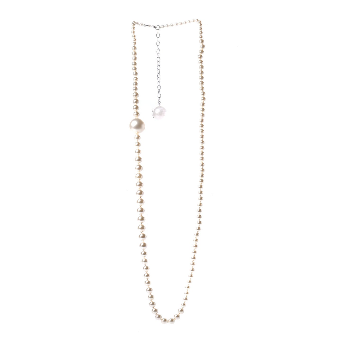 Pearl Long Necklace Gold