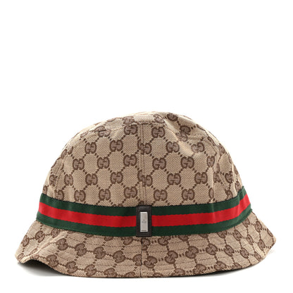 Gucci GG Monogram Web Bucket Hat M Brown 4 of 11