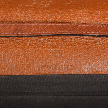 Gucci Monogram Bamboo Bar Clutch Brown 6 of 6