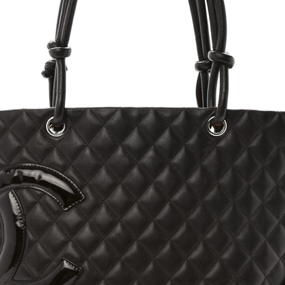 Chanel Calfskin Quilted Large Cambon Tote Brown 8 of 14