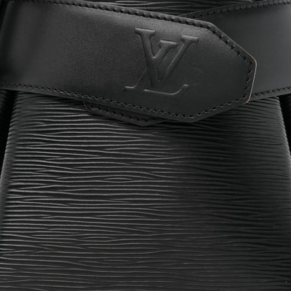 Louis Vuitton Epi Sac D'epaule Black 7 of 14