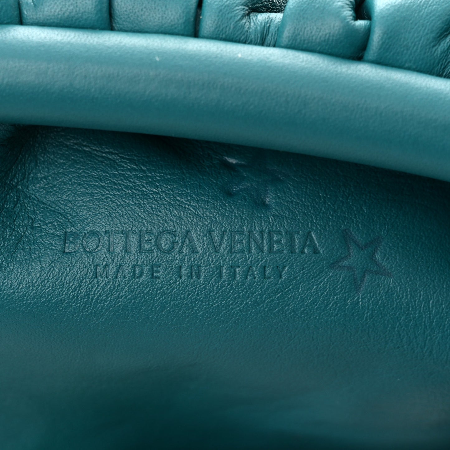 Butter Calfskin The Mini Pouch Linoleum