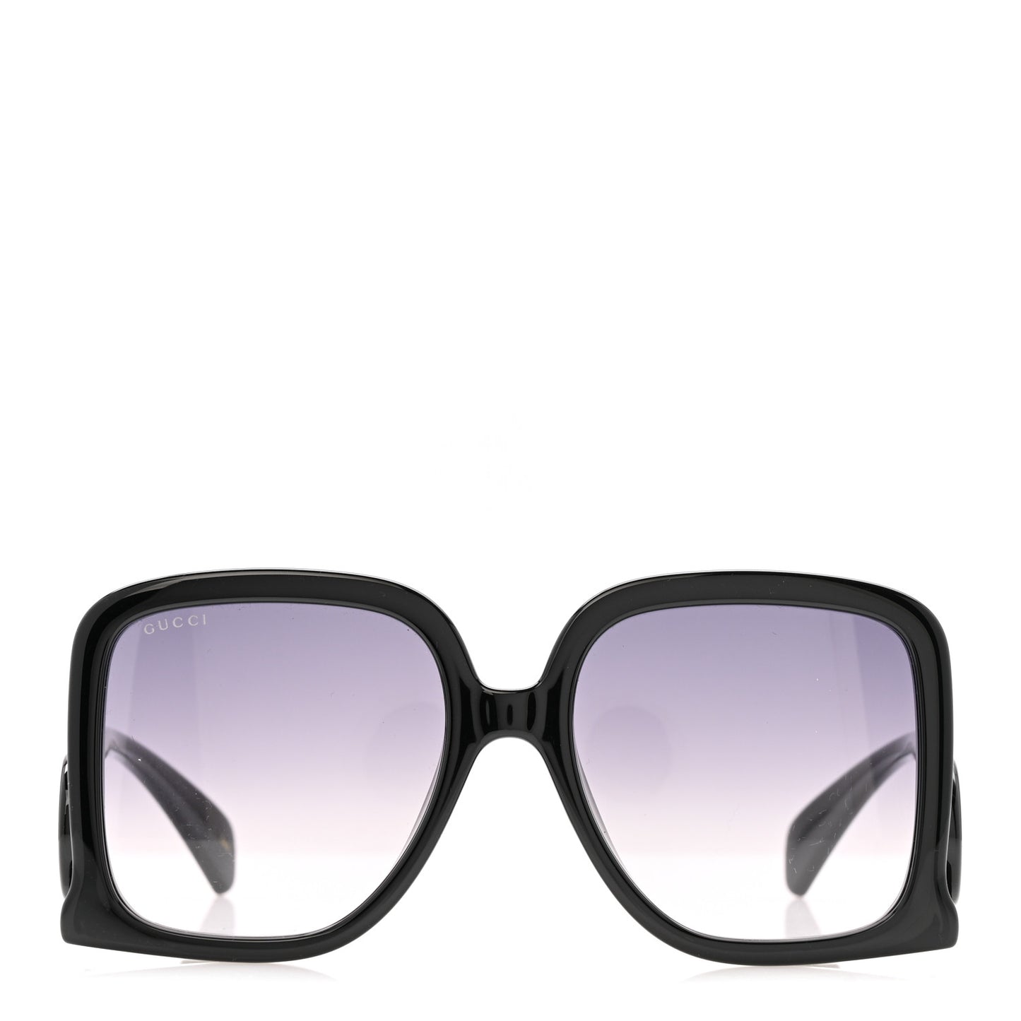 Acetate Rectangle Frame Sunglasses GG1326S Black