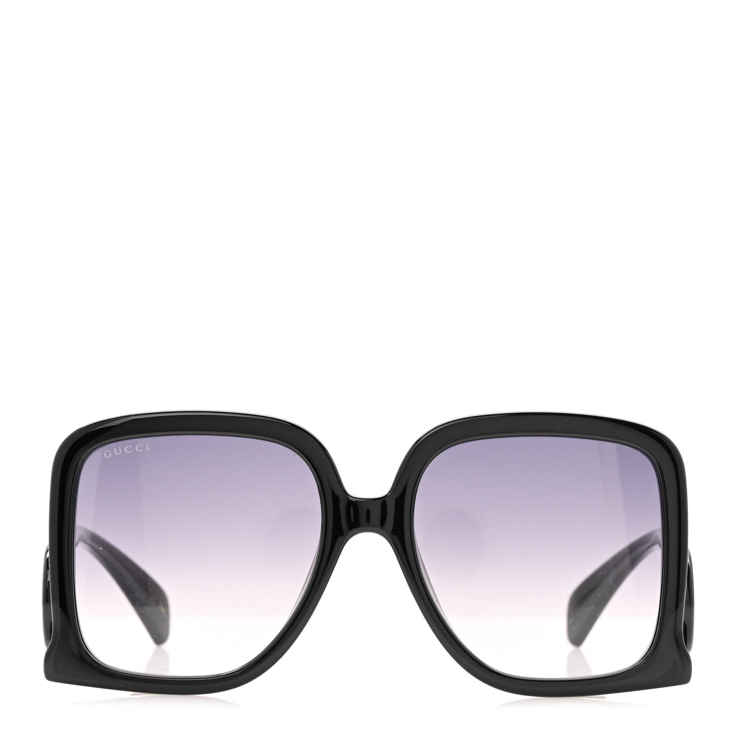 Gucci Acetate Rectangle Frame Sunglasses GG1326S Black 2 of 8