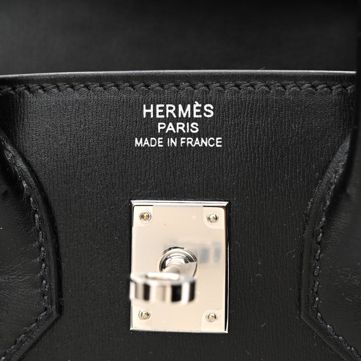 Box Birkin Sellier 25 Black