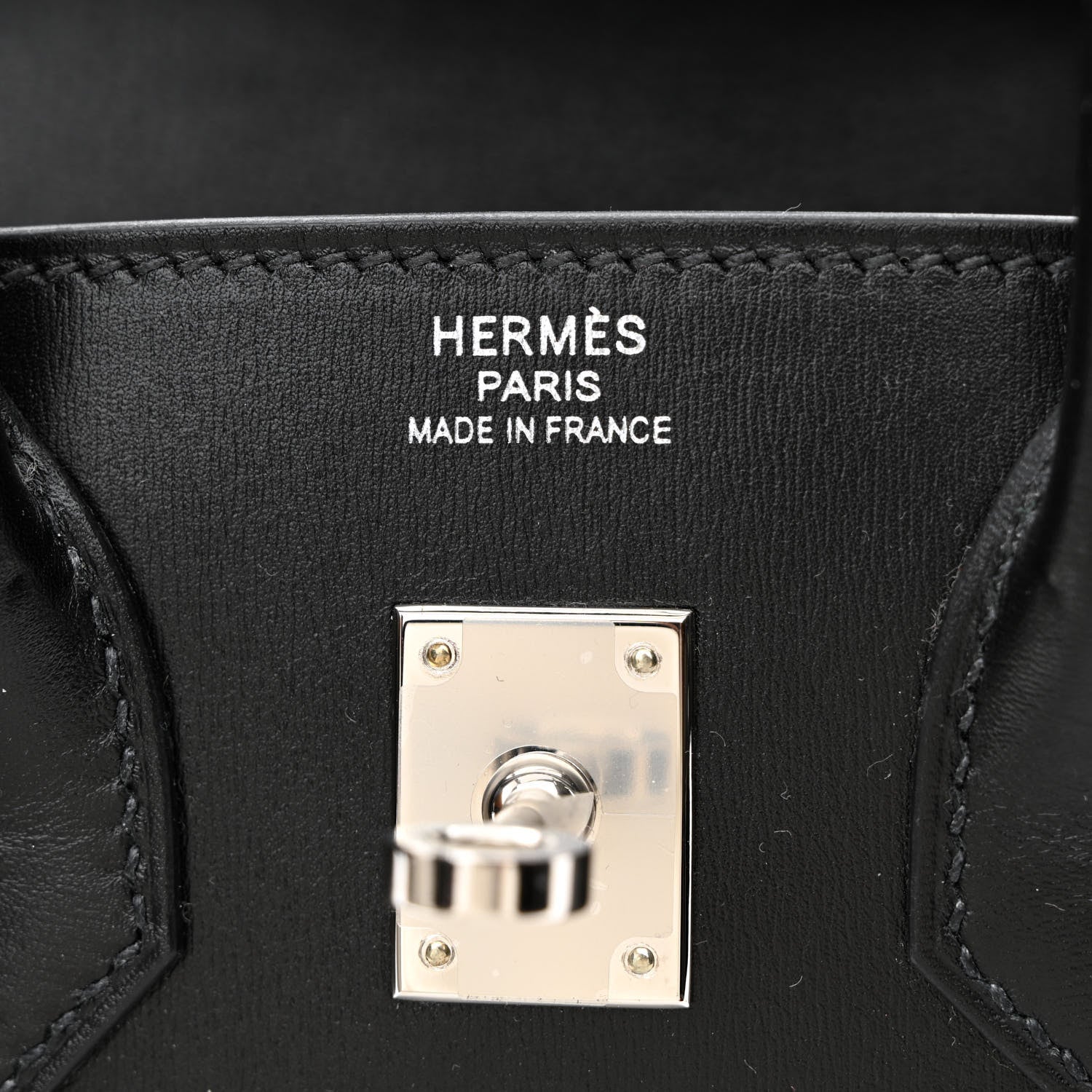 Hermes Box Birkin Sellier 25 Black 6 of 13