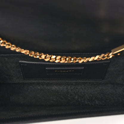 Saint Laurent Smooth Calfskin Medium Classic Monogram Kate Tassel Satchel Black 5 of 13