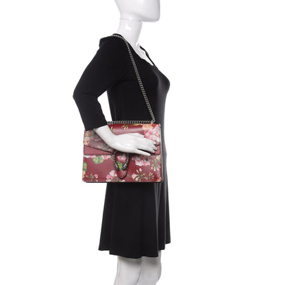 Gucci Calfskin Blooms Print Medium Dionysus Shoulder Bag Romantic Cherry Multicolor 2 of 10