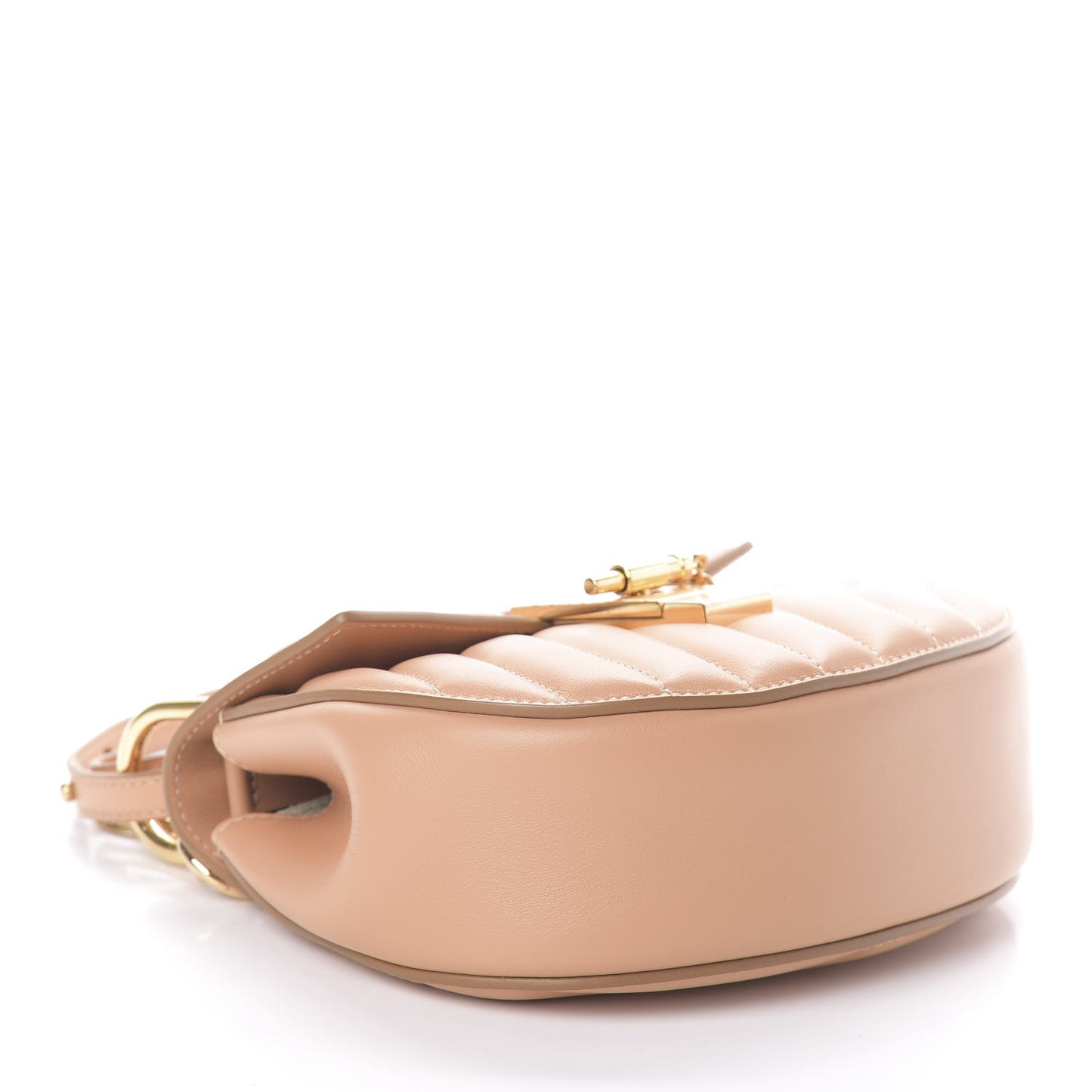 Calfskin Quilted Mini Drew Bijou Shoulder Bag Blushy Pink