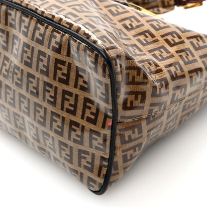 Fendi Vinyl Zucchino Hobo Tobacco 9 of 10