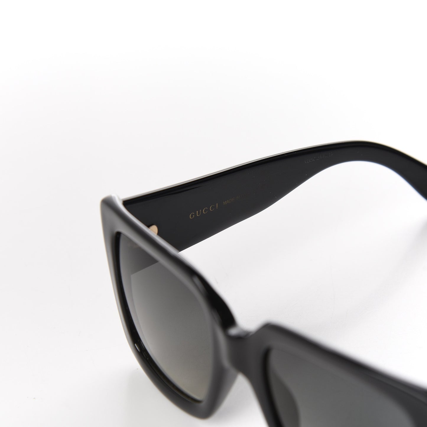 Acetate Square Frame Sunglasses GG0141S Black