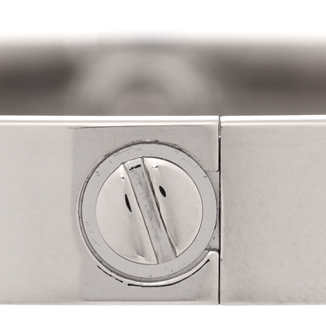 18K White Gold LOVE Bracelet 16