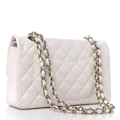 Chanel Caviar Quilted Small Double Flap White 3 of 10