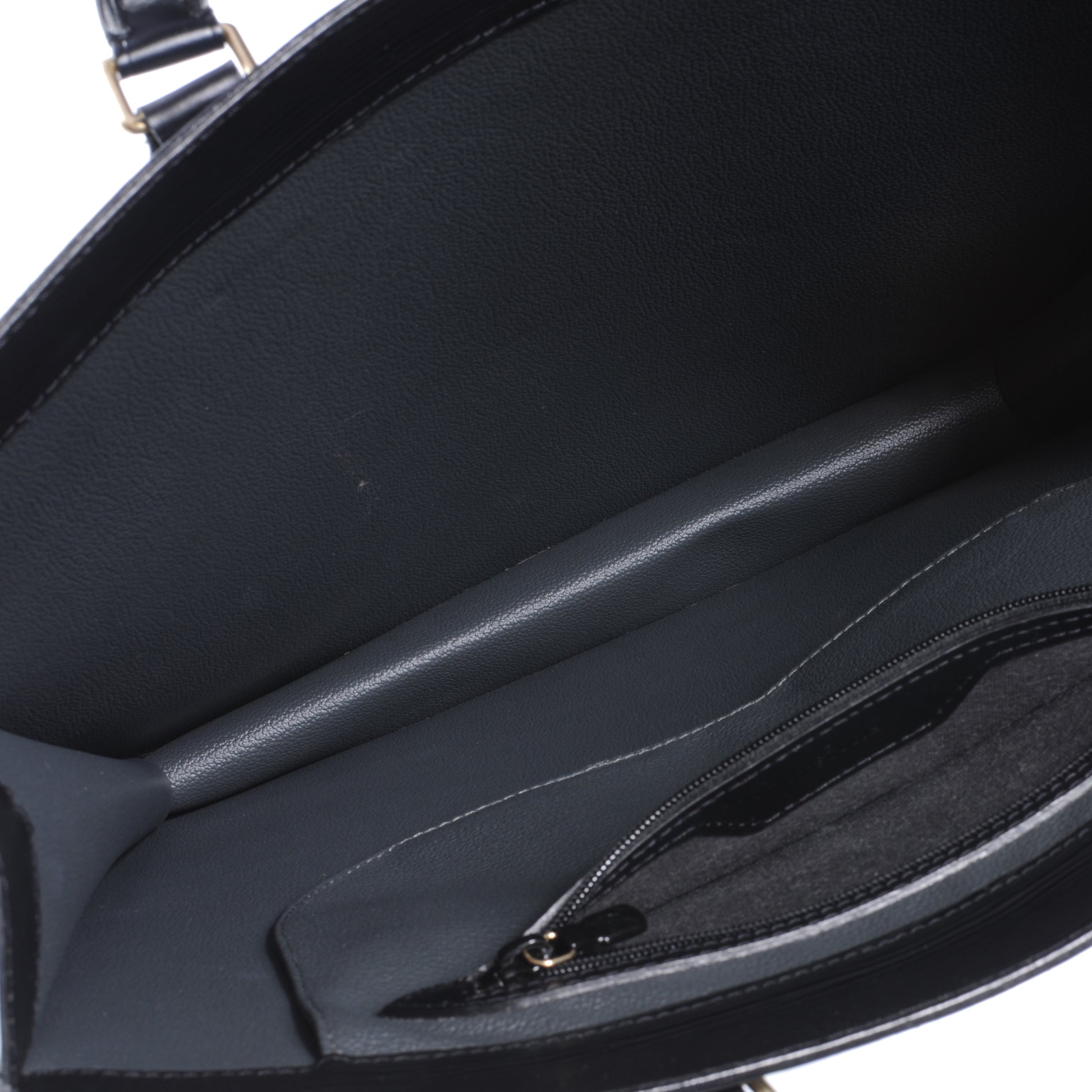 Louis Vuitton Epi Sac Plat Black 7 of 7
