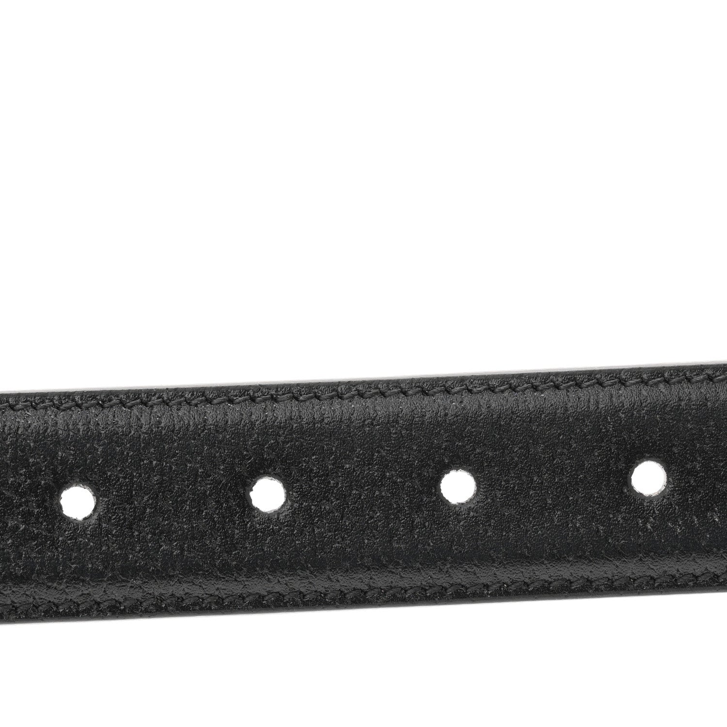 Gucci Textured Dollar Calfskin Belt 100 40 Black 4 of 5