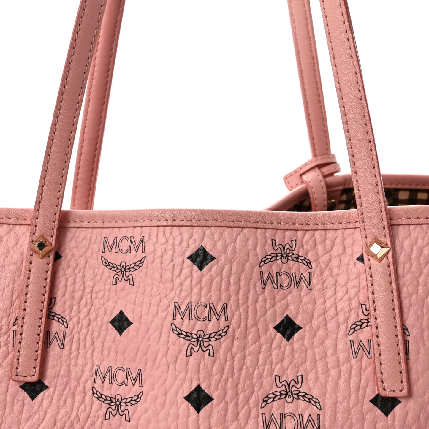 Visetos Medium Liz Reversible Shopper Tote Soft Pink