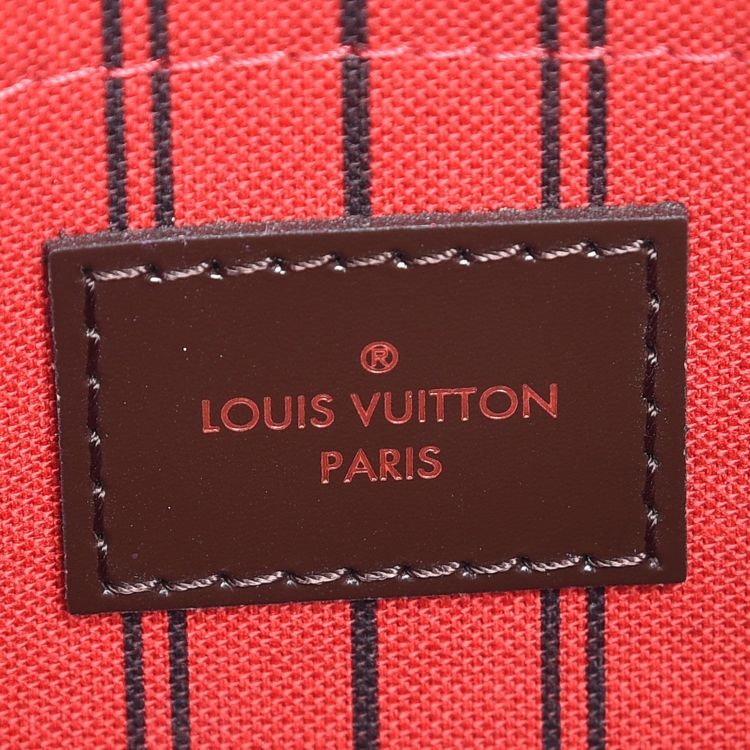 Louis Vuitton Damier Ebene Neverfull MM GM Pochette 8 of 8