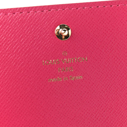 Louis Vuitton Damier Azur 2021 Christmas Animation Hollywood Sarah Wallet Fuchsia 6 of 6