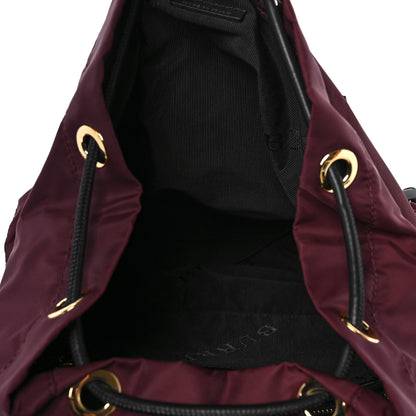 Burberry Nylon Medium Rucksack Backpack Burgundy Red 5 of 8