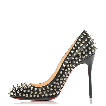 Christian Louboutin Nappa Fifi Spikes 100 Pumps 36 Black 1 of 7