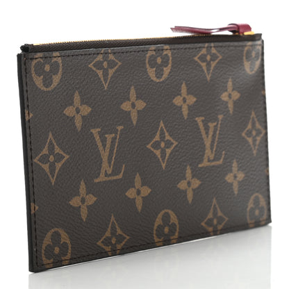 Louis Vuitton Monogram Felicie Chain Wallet Zippered Insert Fuchsia 3 of 6