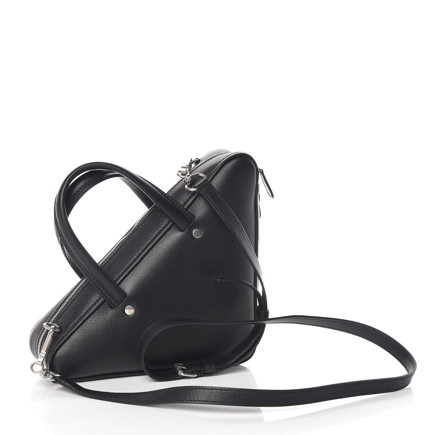 Balenciaga Calfskin XS Triangle Duffle Black 3 of 9