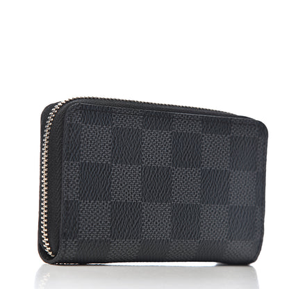Louis Vuitton Damier Graphite Zippy Coin Purse Vertical 3 of 7