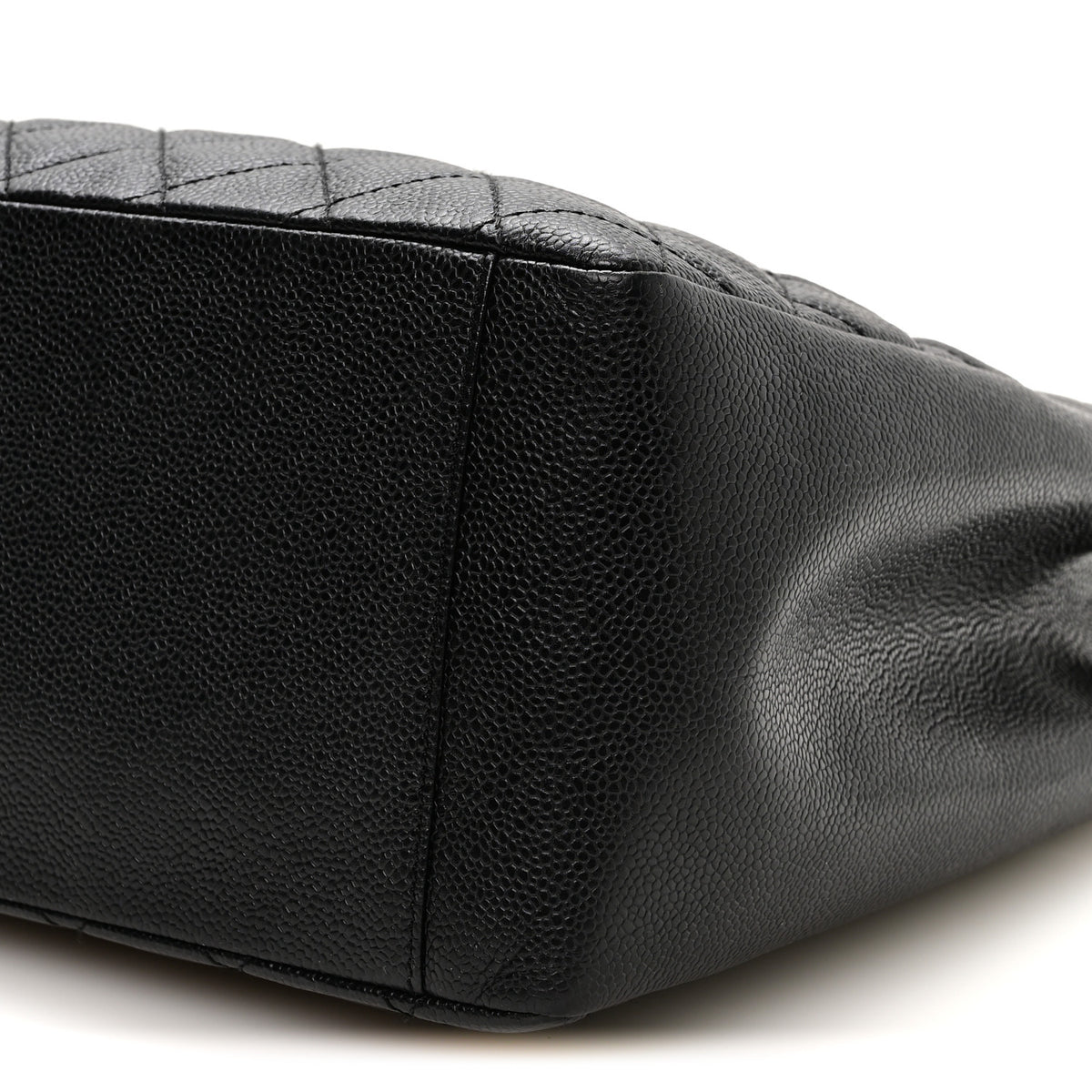 Caviar Quilted Grand Shopping Tote GST Black