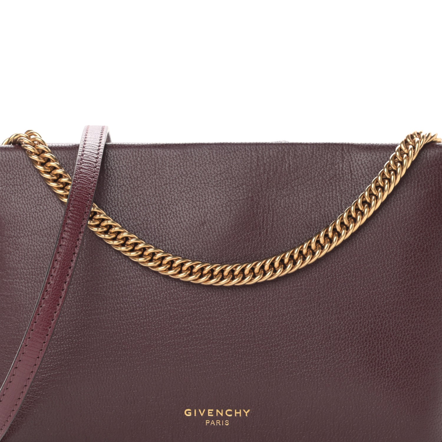 Givenchy Goatskin Suede Cross 3 Crossbody Bag Aubergine Grey 8 of 10
