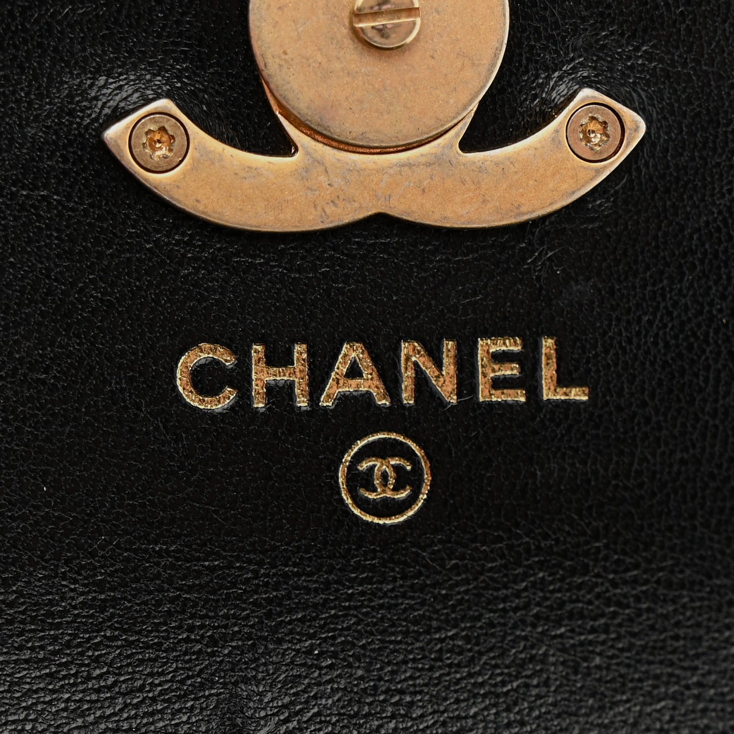 Lambskin Quilted Flap Chain Belt Bag Black