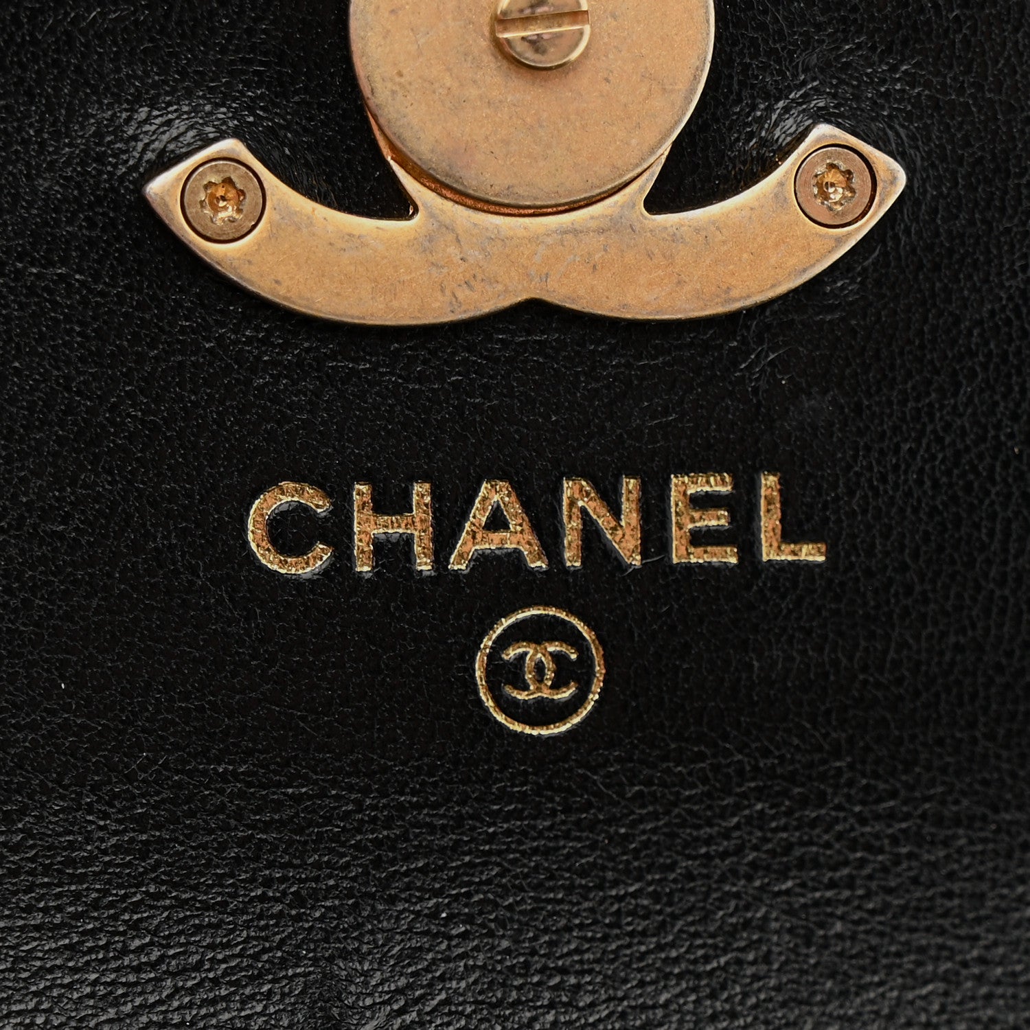 Chanel Lambskin Quilted Flap Chain Belt Bag Black 6 of 14
